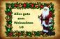 Mobile Preview: Grußkarte "Weihnachten - Alles gute zum Weinachten"  gefalzt auf DIN A6 quer Format: 296 x 105