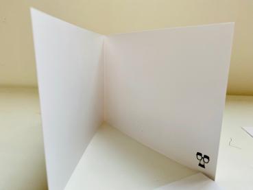 Grußkarte "Geburtstag - nix gemachen"  gefalzt auf DIN A6 quer Format: 296 x 105