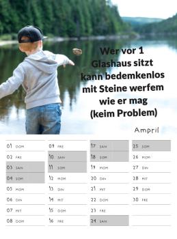 NEU!! Wandkalender 2027  - Handsigniert!