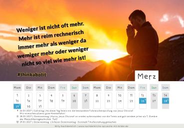 Preview: NEU! Tischkalender 2027 - Handsigniert!