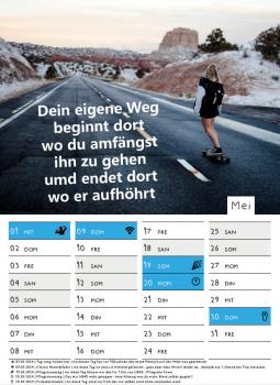 NEU! Wandkalender 2024  - Nachdenkliche Sprüche mit Bilder DIN A4