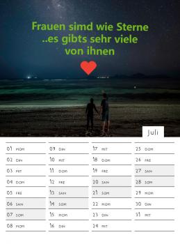 NEU! Wandkalender 2024  - Nachdenkliche Sprüche mit Bilder DIN A4
