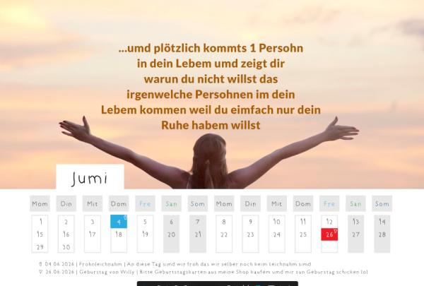 NEU! Tischkalender 2026 - Handsigniert!