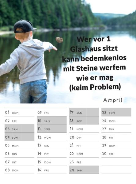 NEU!! Wandkalender 2027  - Handsigniert!