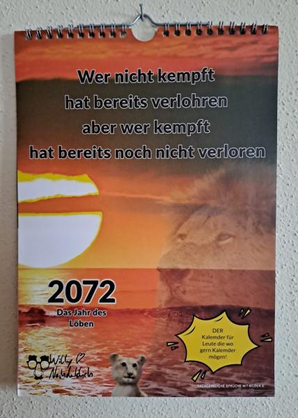 NEU!! Wandkalender 2027  - Handsigniert!