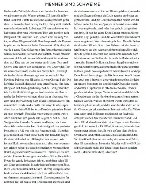 Handsigniertes Buch "Shakespeare oder Willy, das ist hier 1 Frage"